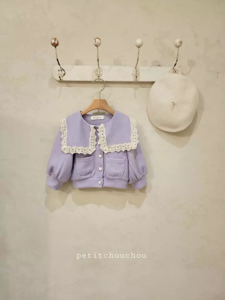 Petit Chou Chou - Korean Children Fashion - #childofig - Tina Heart Cardigan - 6