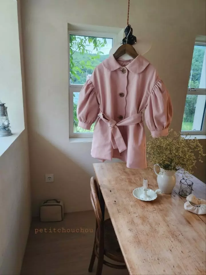 Petit Chou Chou - Korean Children Fashion - #magicofchildhood - Ellpin Trench Coat - 3