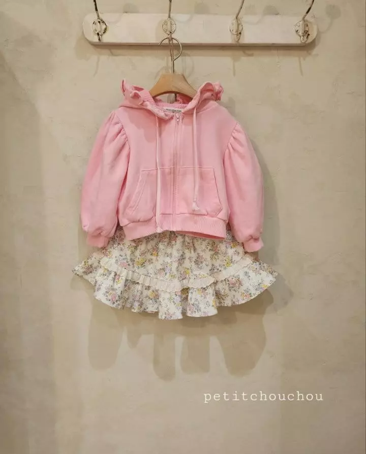 Petit Chou Chou - Korean Children Fashion - #toddlerclothing - Floral Whole Skirt - 12
