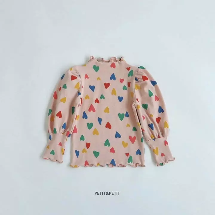 Petit & Petit - Korean Children Fashion - #Kfashion4kids - Love Heart Tee - 5