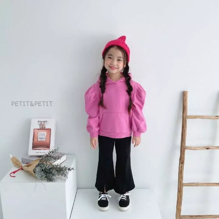 Petit & Petit - Korean Children Fashion - #discoveringself - Shirring Hoody Tee - 6
