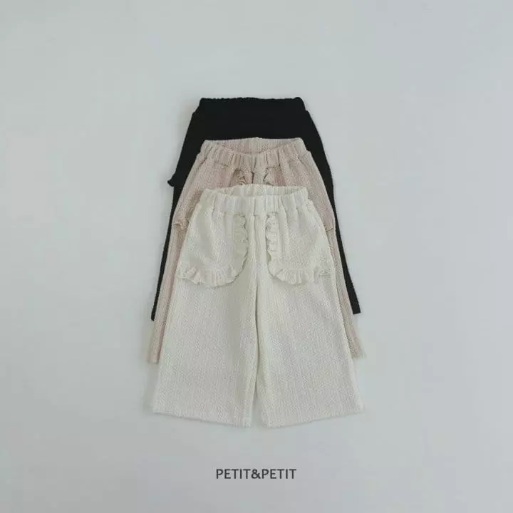 Petit & Petit - Korean Children Fashion - #discoveringself - Pocket Frill Pants