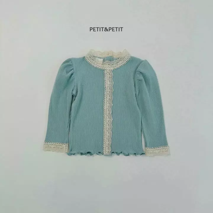 Petit & Petit - Korean Children Fashion - #fashionkids - Bennis Lace Tee - 11