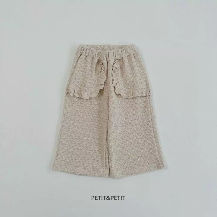 Petit & Petit - Korean Children Fashion - #fashionkids - Pocket Frill Pants - 2