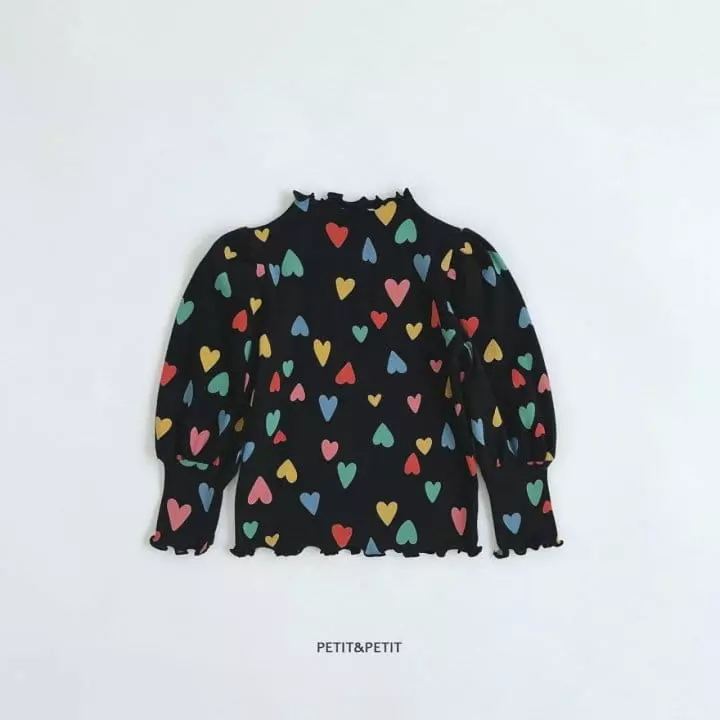 Petit & Petit - Korean Children Fashion - #fashionkids - Love Heart Tee