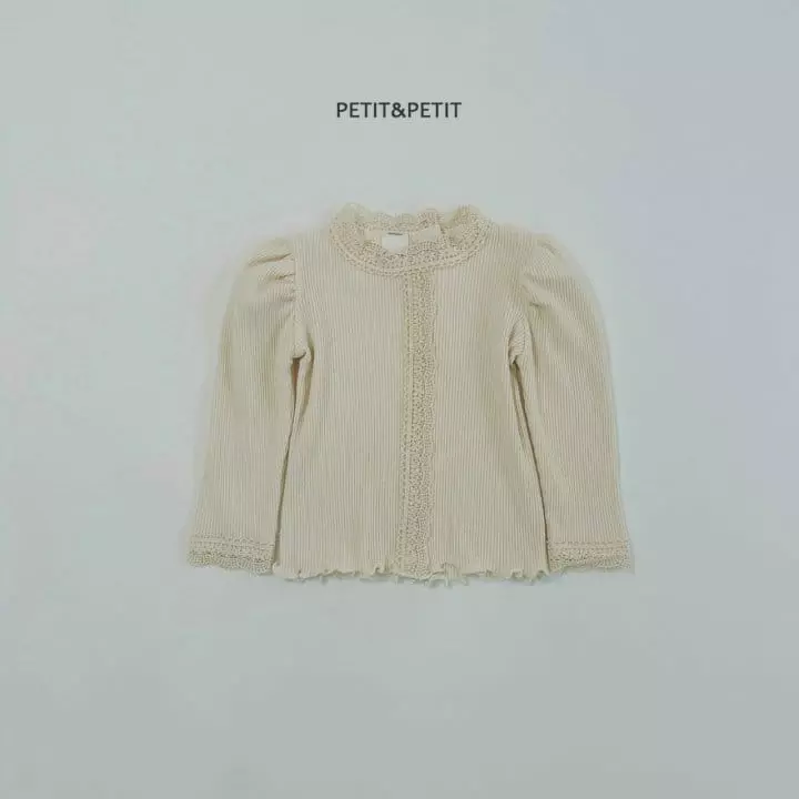 Petit & Petit - Korean Children Fashion - #kidsshorts - Bennis Lace Tee - 12