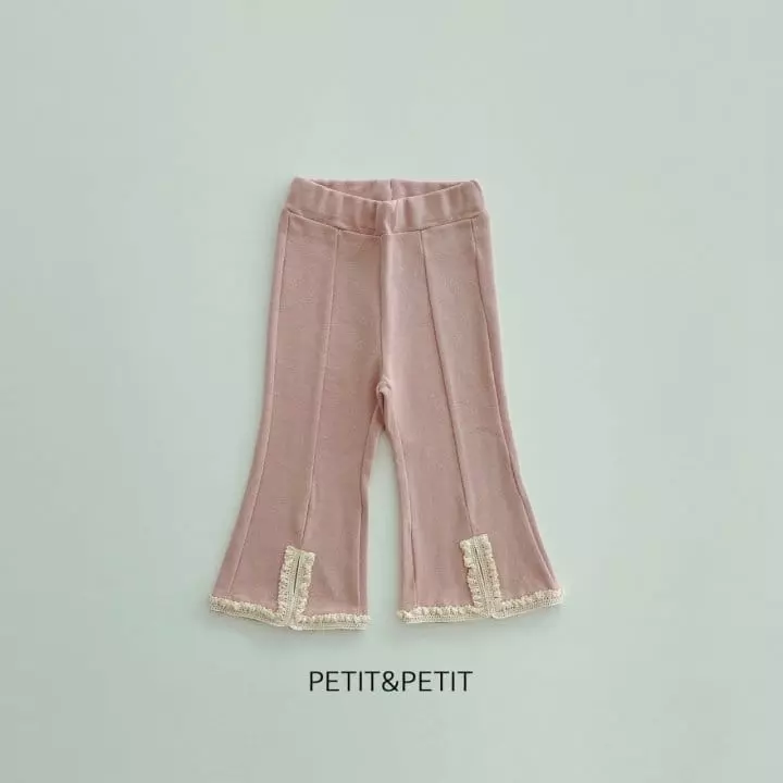 Petit & Petit - Korean Children Fashion - #kidsstore - Slit Lace Pants - 6