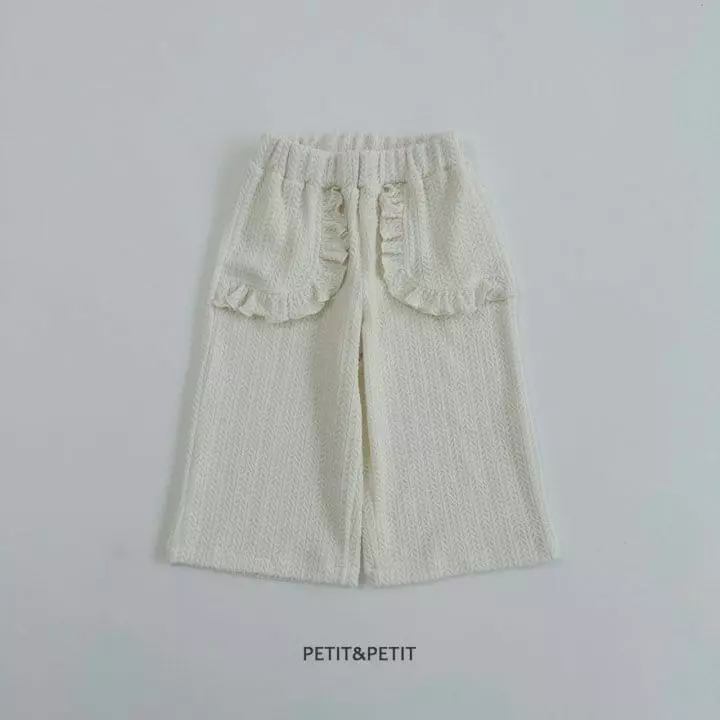 Petit & Petit - Korean Children Fashion - #kidsshorts - Pocket Frill Pants - 4