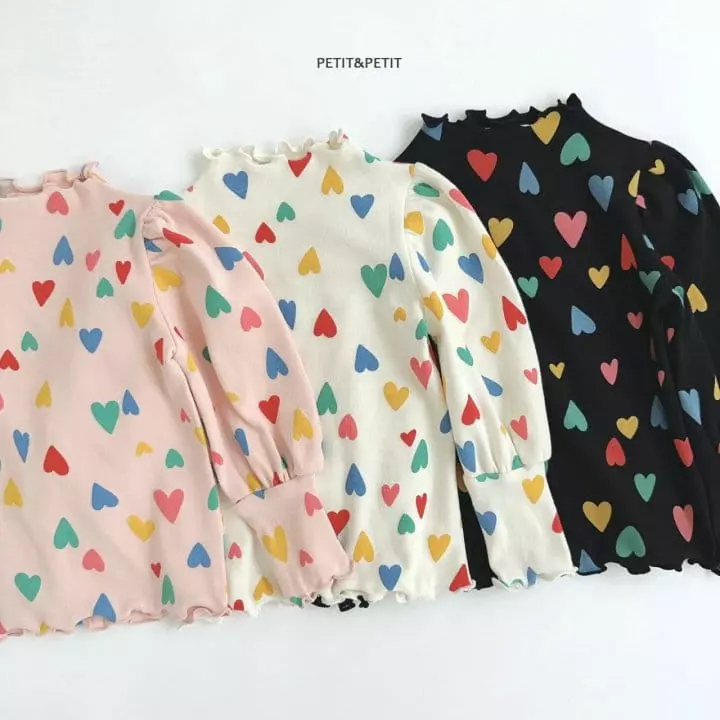 Petit & Petit - Korean Children Fashion - #kidsstore - Love Heart Tee - 4
