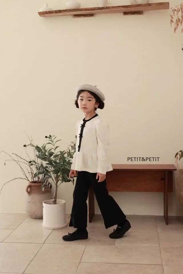 Petit & Petit - Korean Children Fashion - #littlefashionista - Jenny Ribbon Tee - 6