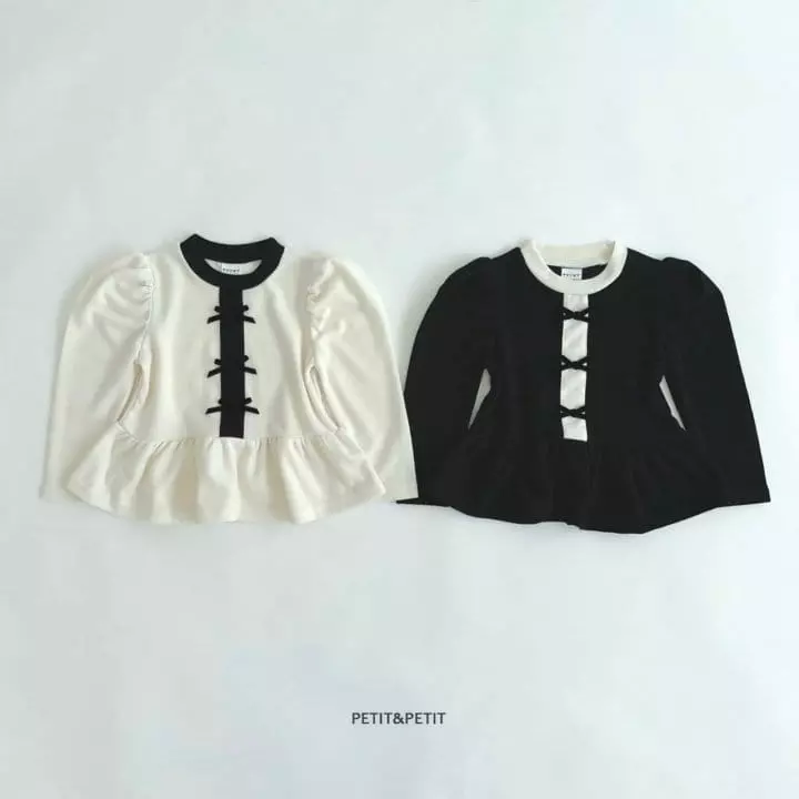 Petit & Petit - Korean Children Fashion - #magicofchildhood - Jenny Ribbon Tee - 7