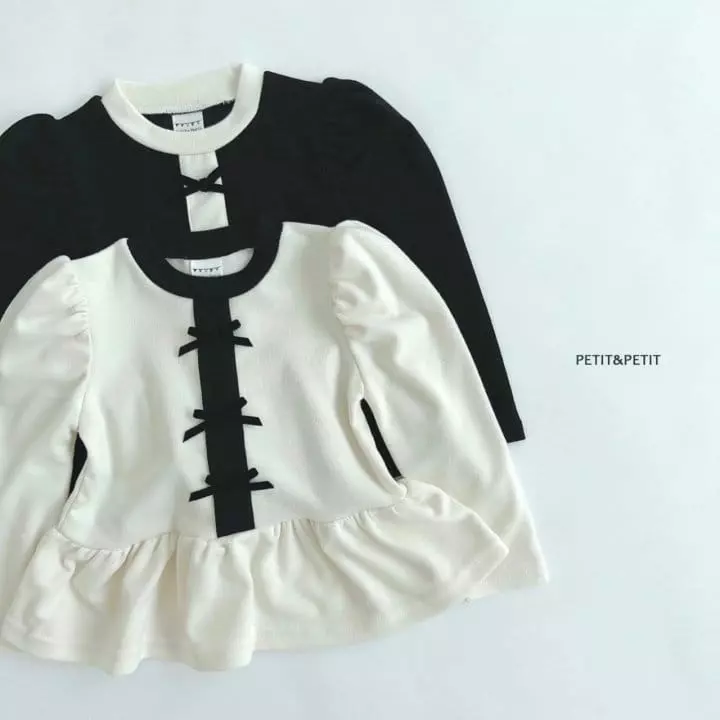 Petit & Petit - Korean Children Fashion - #minifashionista - Jenny Ribbon Tee - 8