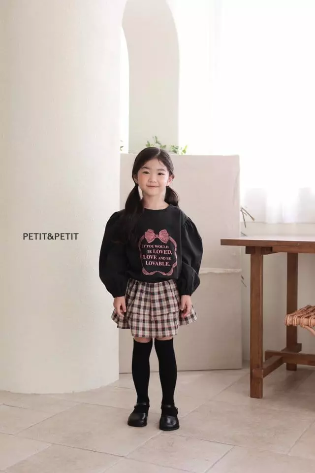 Petit & Petit - Korean Children Fashion - #toddlerclothing - Check Cancan Skirt - 6