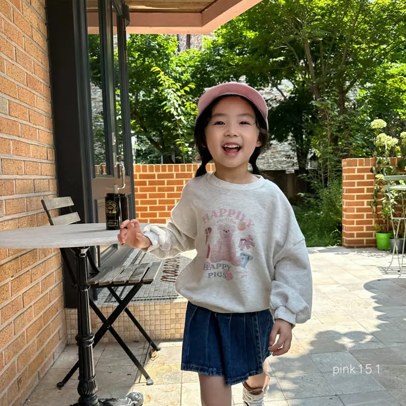 Pink151 - Korean Children Fashion - #childrensboutique - Happy Teddy Sweatshirt with Mom - 5