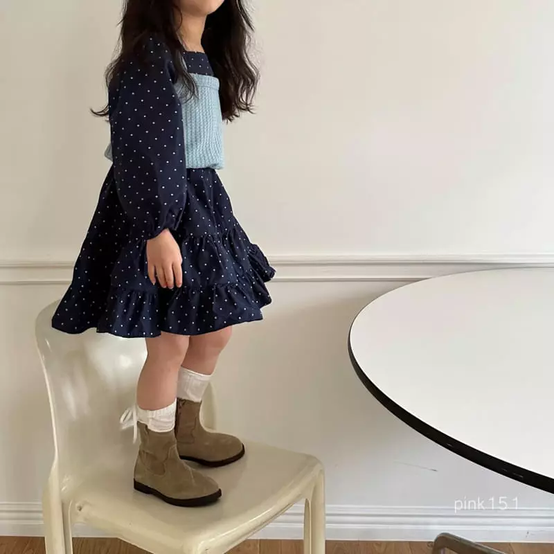 Pink151 - Korean Children Fashion - #childrensboutique - Susu Dot One-piece - 5