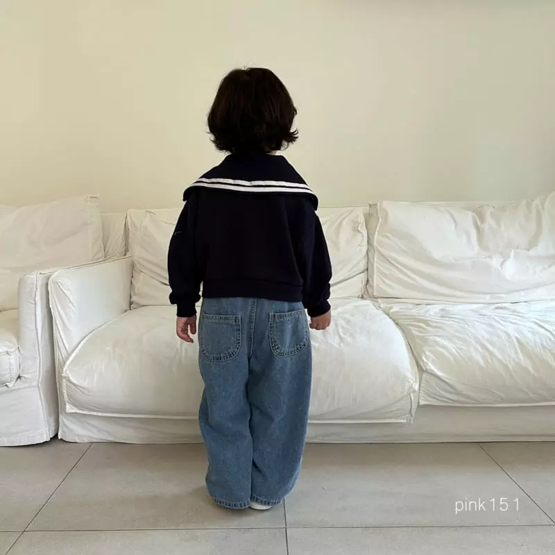 Pink151 - Korean Children Fashion - #designkidswear - Sailor Crop Sweatshirt - 8