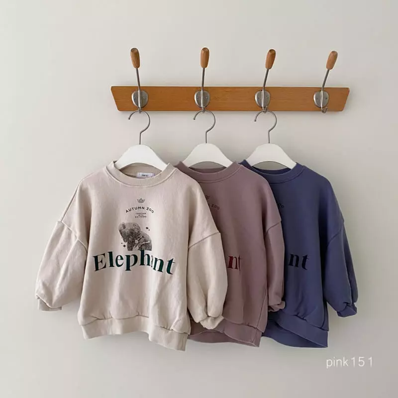 Pink151 - Korean Children Fashion - #discoveringself - Elephant Sweatshirt
