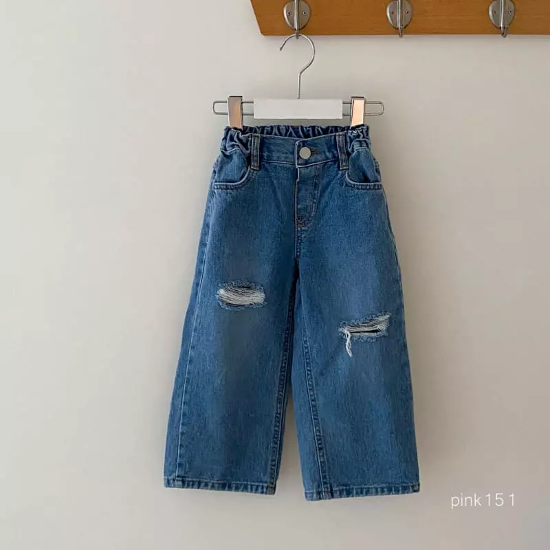 Pink151 - Korean Children Fashion - #kidsshorts - Brush Jeans