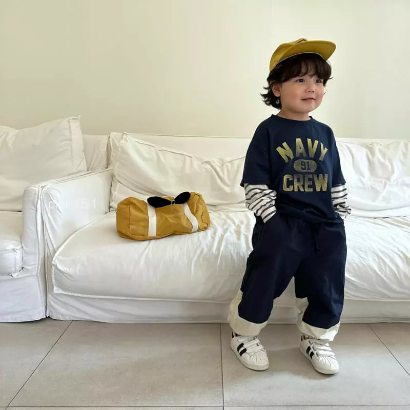 Pink151 - Korean Children Fashion - #littlefashionista - Stripes Layered Tee - 3