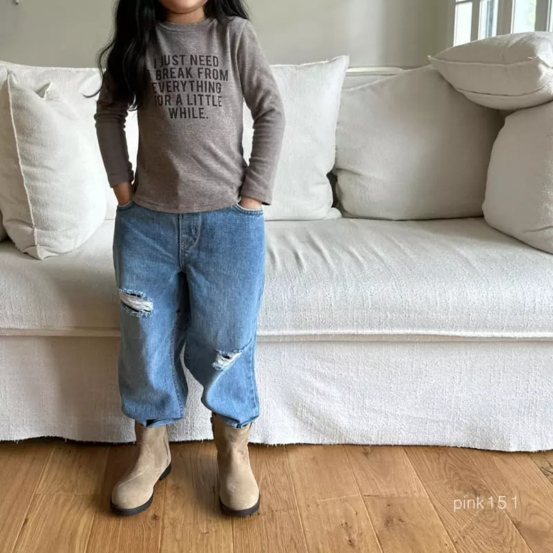 Pink151 - Korean Children Fashion - #magicofchildhood - Sticky Slim Tee - 6