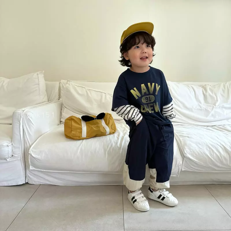 Pink151 - Korean Children Fashion - #littlefashionista - Stripes Layered Tee - 4