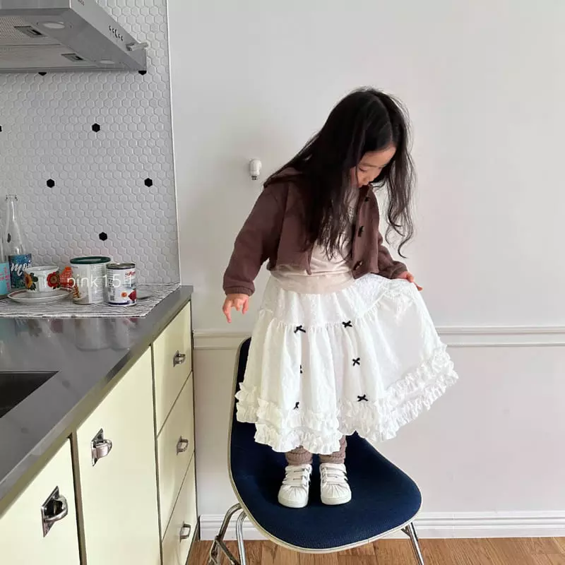 Pink151 - Korean Children Fashion - #minifashionista - Ribbon Frill Skirt - 2