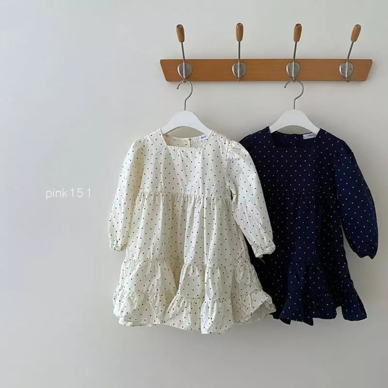 Pink151 - Korean Children Fashion - #minifashionista - Susu Dot One-piece