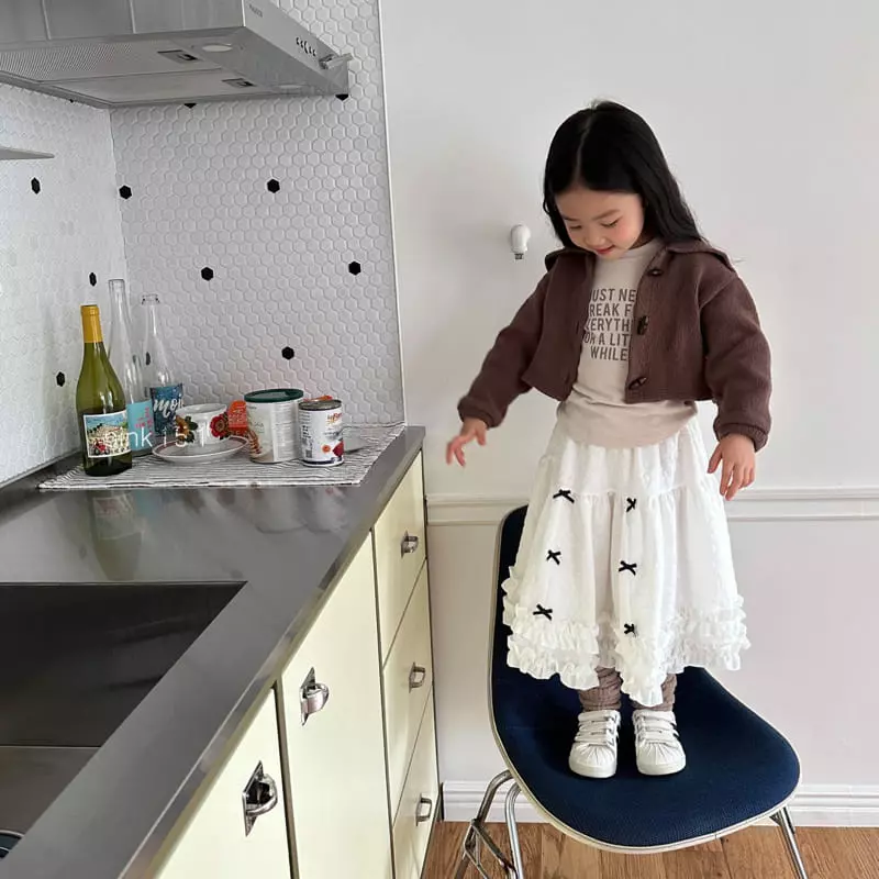 Pink151 - Korean Children Fashion - #prettylittlegirls - Ribbon Frill Skirt - 3