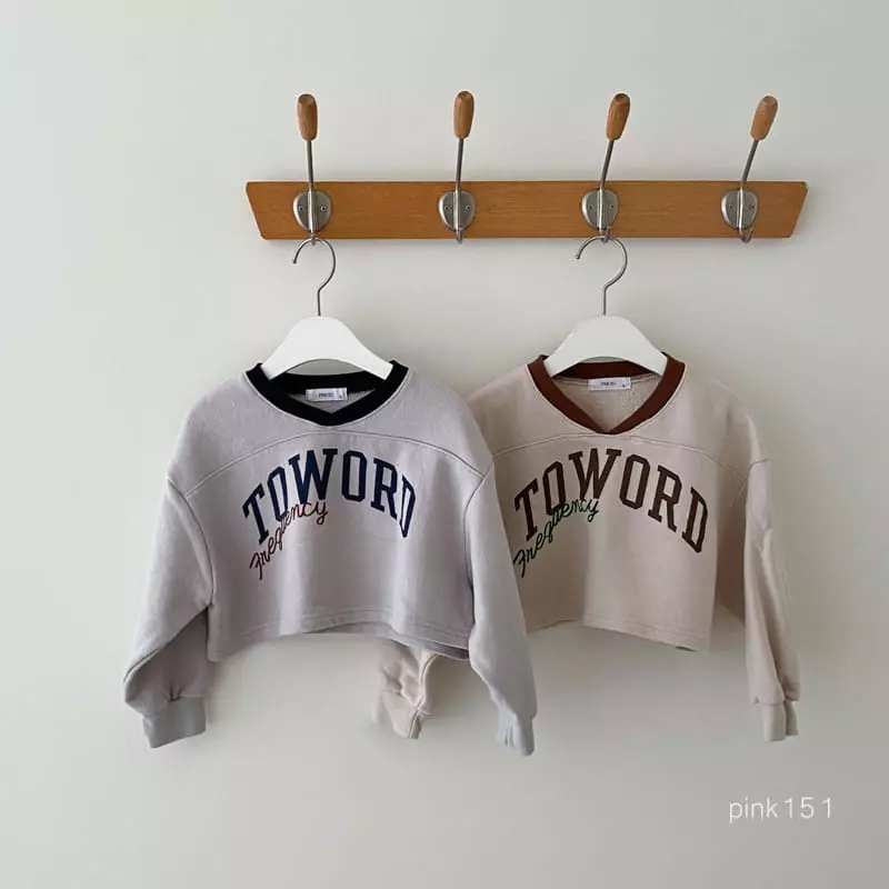 Pink151 - Korean Children Fashion - #toddlerclothing - Two Word Crop Tee