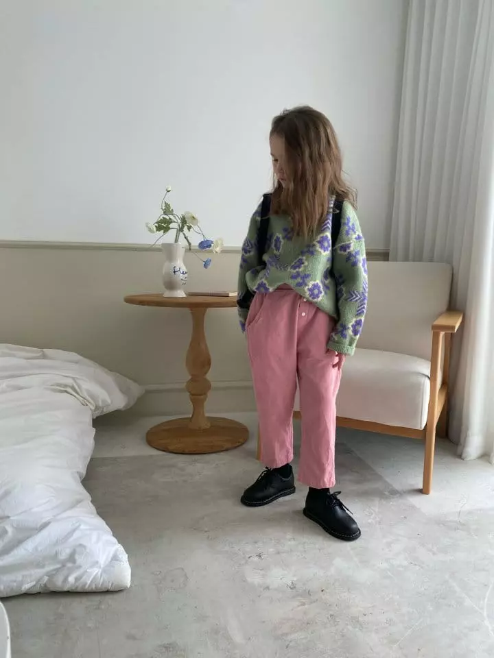 Plan B Atelier - Korean Children Fashion - #Kfashion4kids - White Pants - 6