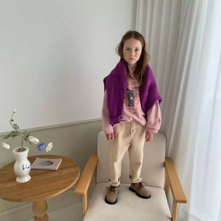 Plan B Atelier - Korean Children Fashion - #stylishchildhood - Caramel Cardigan - 4