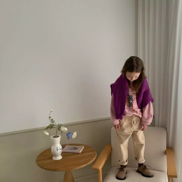 Plan B Atelier - Korean Children Fashion - #designkidswear - Caramel Cardigan - 6