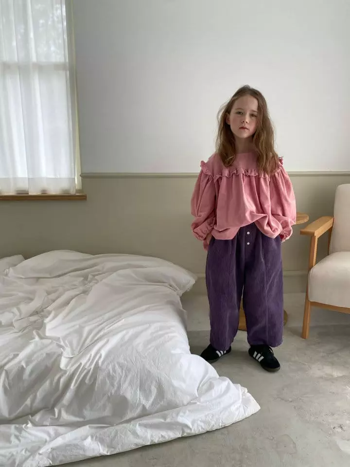 Plan B Atelier - Korean Children Fashion - #discoveringself - Button Slit Pants - 8