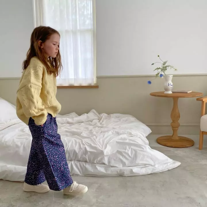 Plan B Atelier - Korean Children Fashion - #littlefashionista - Flower Pants - 10