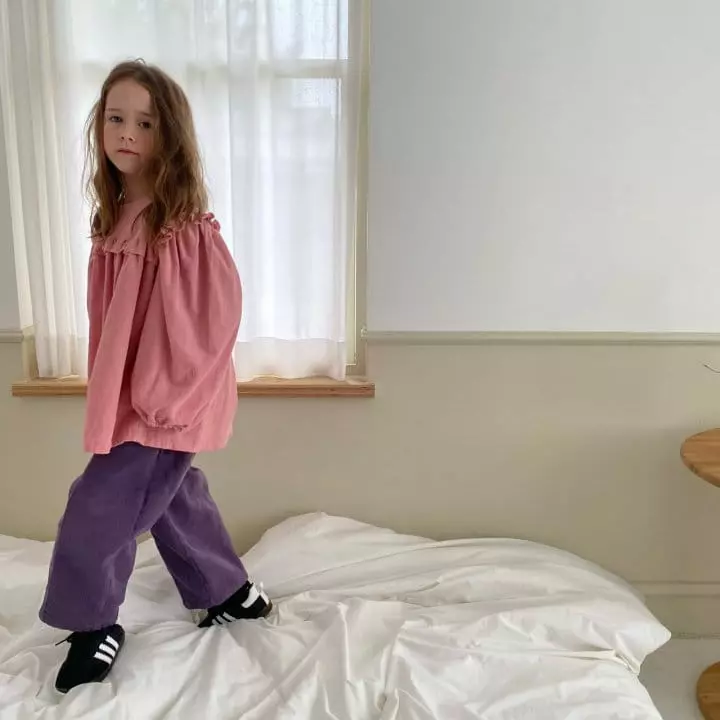 Plan B Atelier - Korean Children Fashion - #todddlerfashion - Button Slit Pants - 2