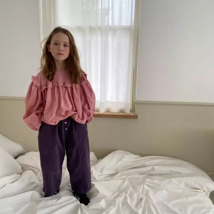 Plan B Atelier - Korean Children Fashion - #toddlerclothing - Button Slit Pants - 3