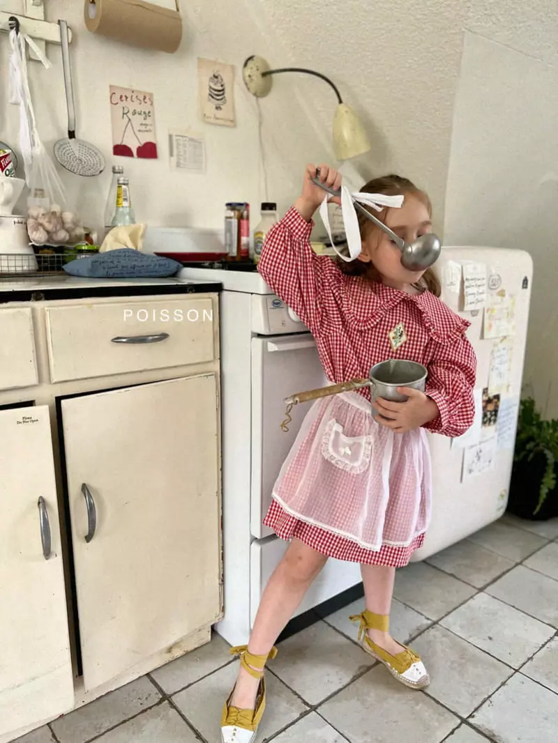 Poisson - Korean Children Fashion - #Kfashion4kids - Lael Apron - 10