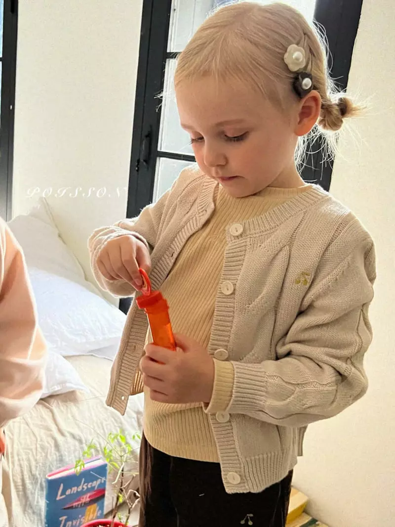 Poisson - Korean Children Fashion - #childofig - Vintage Flower Hairpin - 6