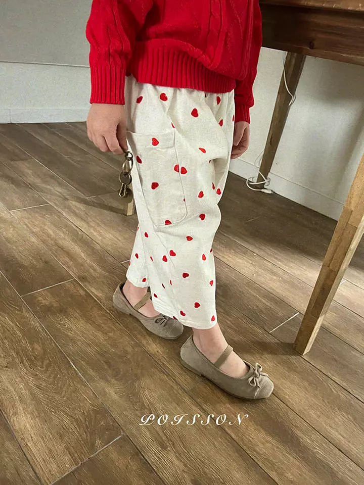 Poisson - Korean Children Fashion - #childofig - Heart Pants - 10