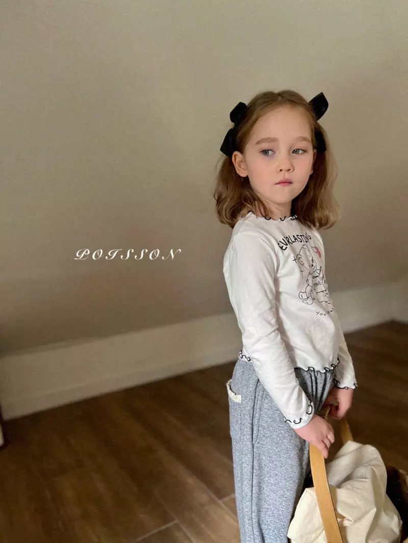 Poisson - Korean Children Fashion - #childofig - Angel Bear Crop Tee - 7