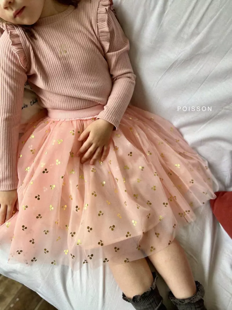 Poisson - Korean Children Fashion - #childofig - Beang Frill Tee - 5