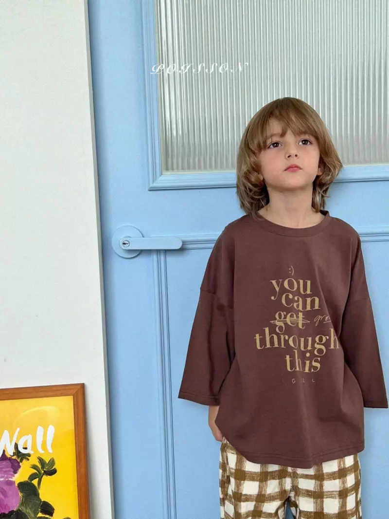 Poisson - Korean Children Fashion - #childrensboutique - Lettering Tee - 11