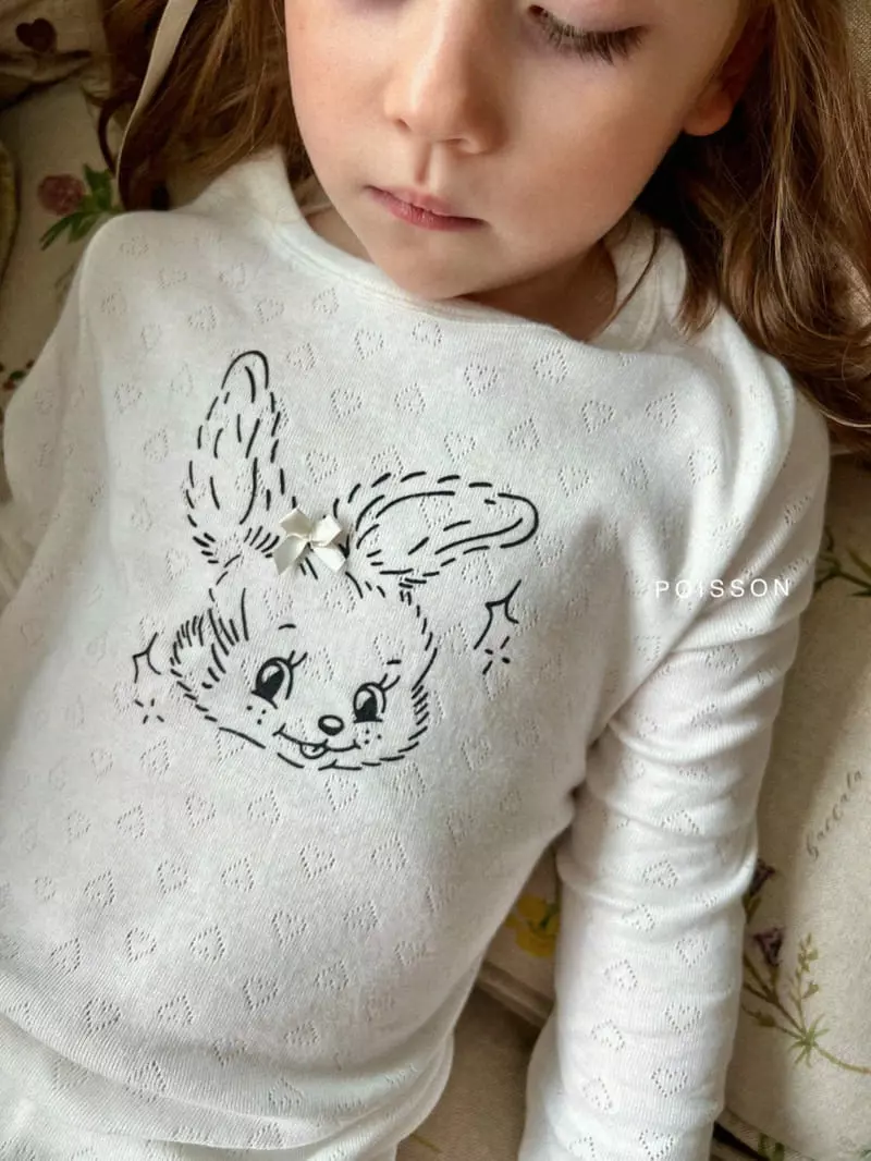 Poisson - Korean Children Fashion - #designkidswear - Ribbon Eyelet Easywear - 3