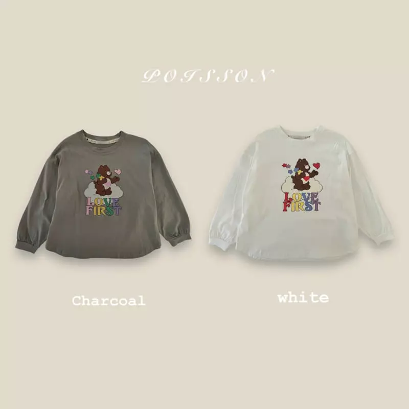 Poisson - Korean Children Fashion - #designkidswear - Love Bear Tee