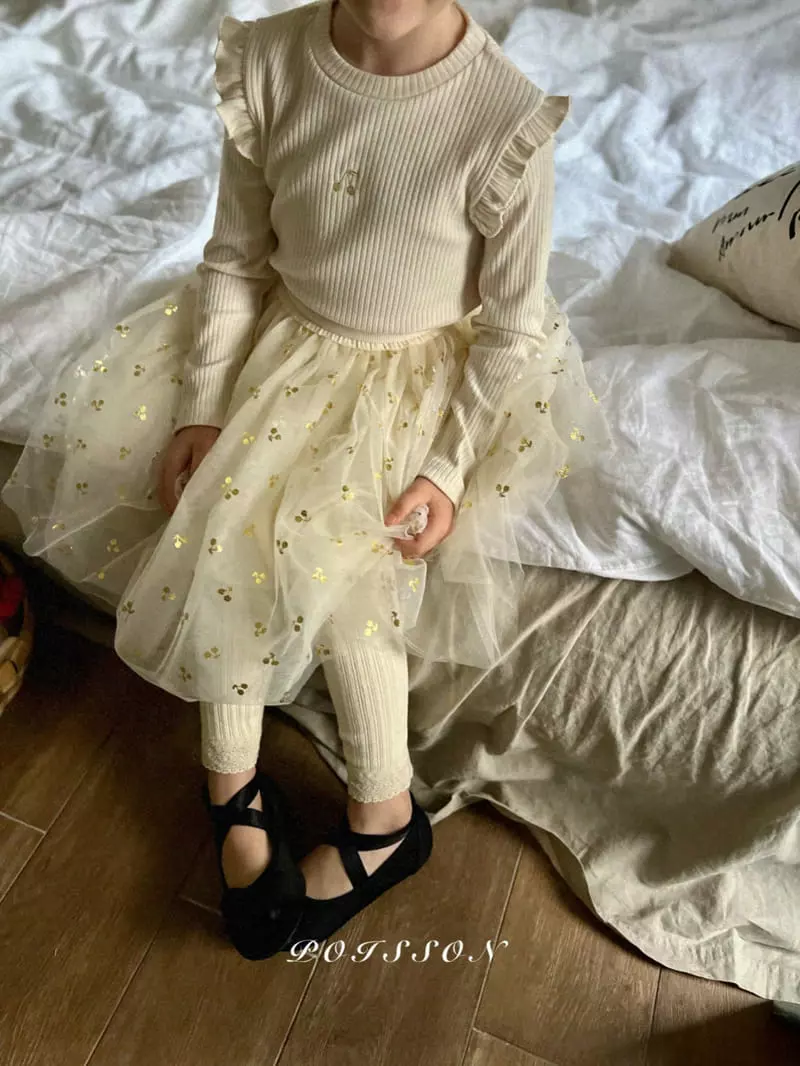 Poisson - Korean Children Fashion - #designkidswear - Fall Lace Leggings - 5