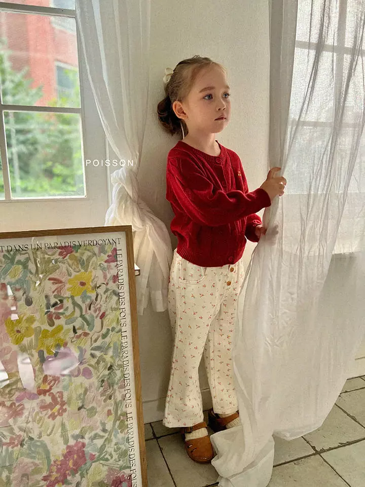 Poisson - Korean Children Fashion - #discoveringself - Yello Flower Pants - 12