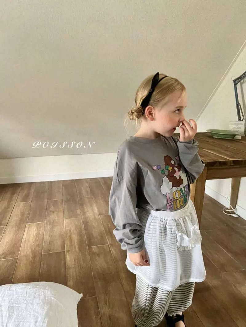 Poisson - Korean Children Fashion - #discoveringself - Love Bear Tee - 2