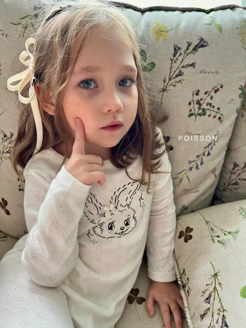 Poisson - Korean Children Fashion - #fashionkids - Ribbon Eyelet Easywear - 5