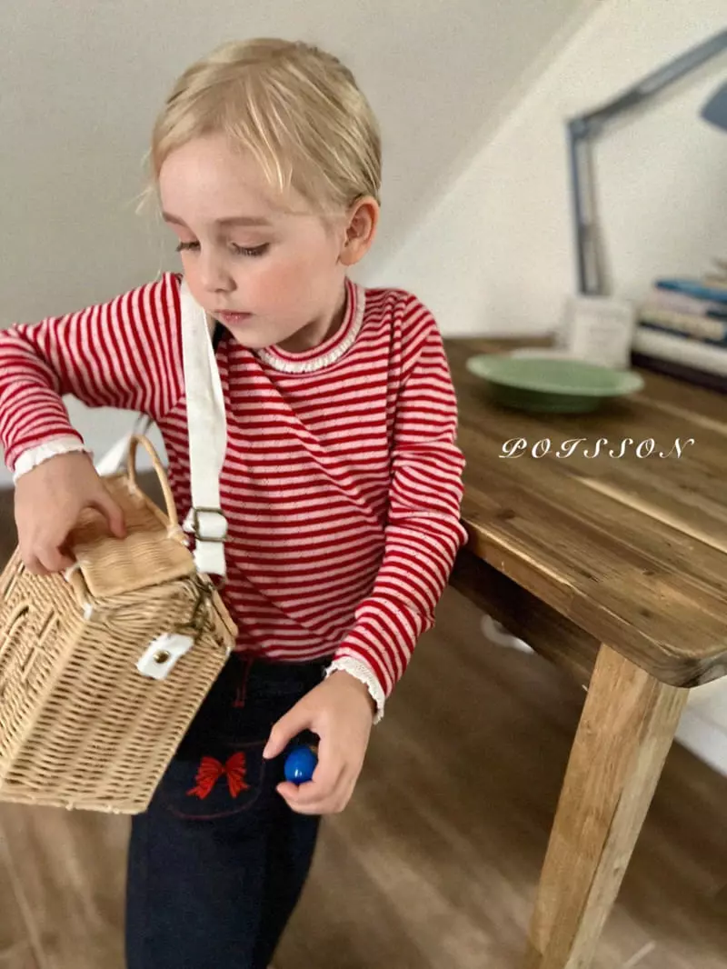 Poisson - Korean Children Fashion - #discoveringself - Eyelet St Tee - 4