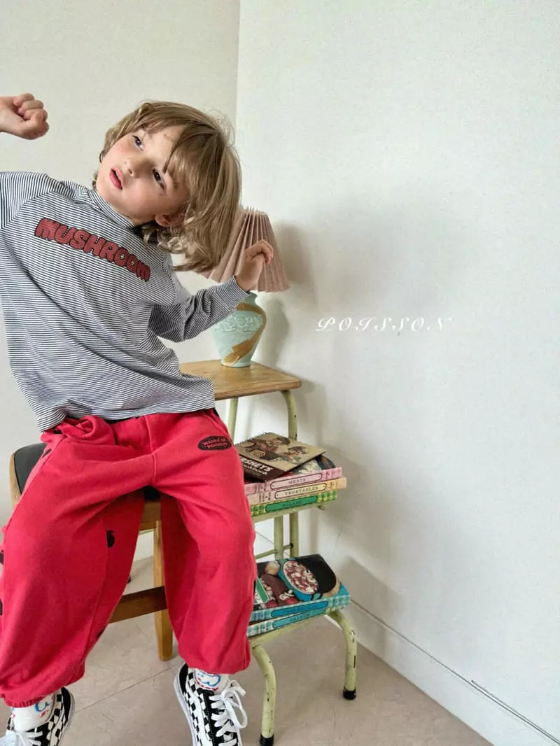 Poisson - Korean Children Fashion - #fashionkids - Mushroon Tee
